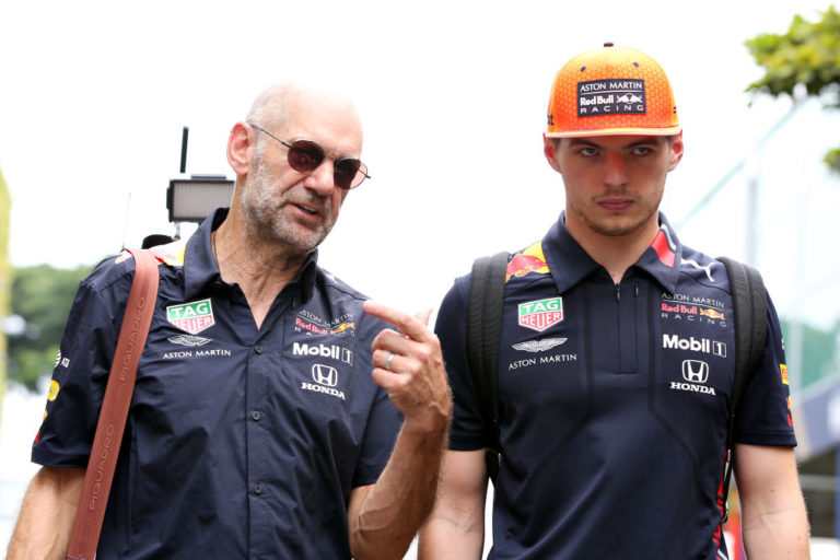 Newey e Verstappen