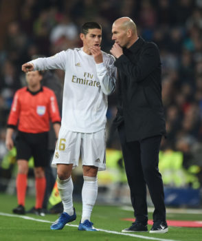 Zidane e James Rodriguez