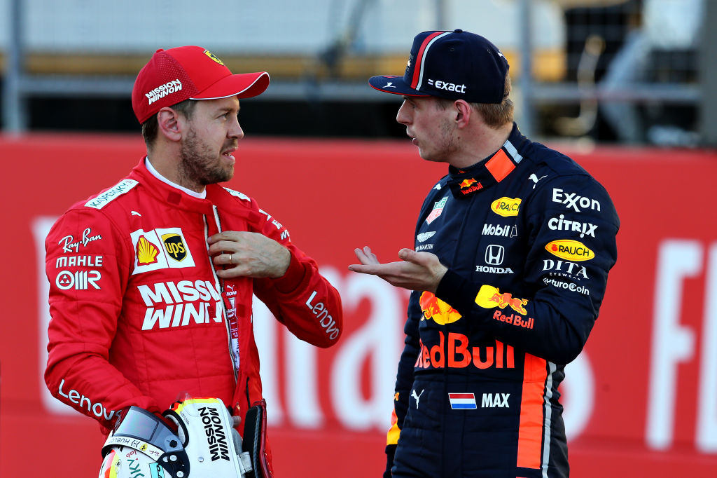 Verstappen e Vettel