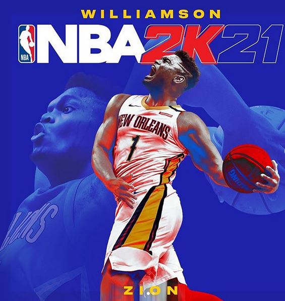 Zion Williamson cover Next Gen NBA2K21