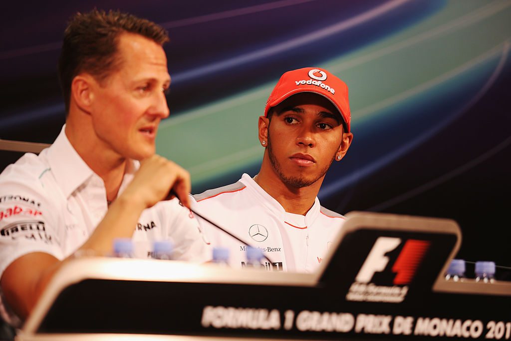 Hamilton e Schumacher