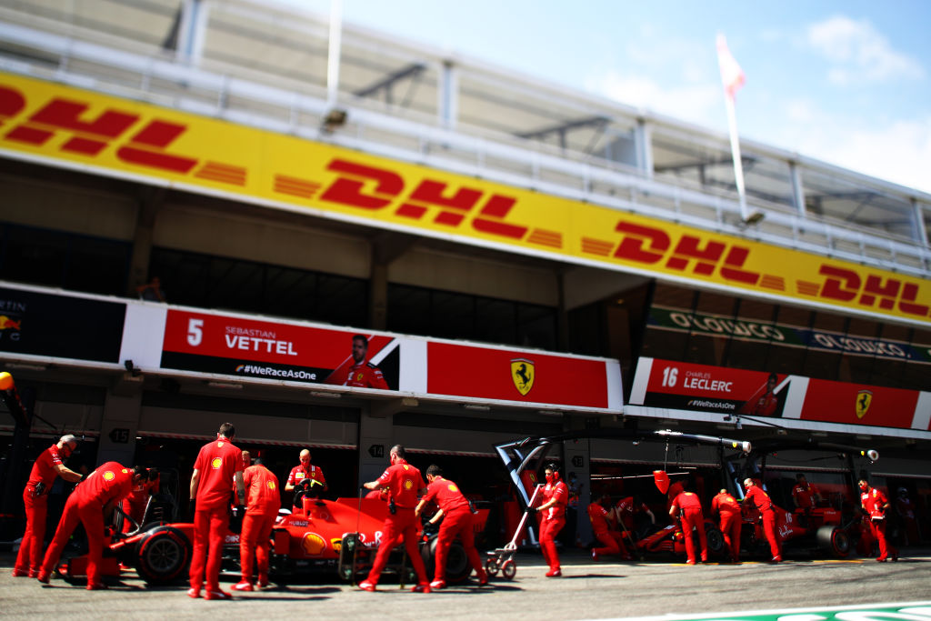 vettel leclerc ferrari