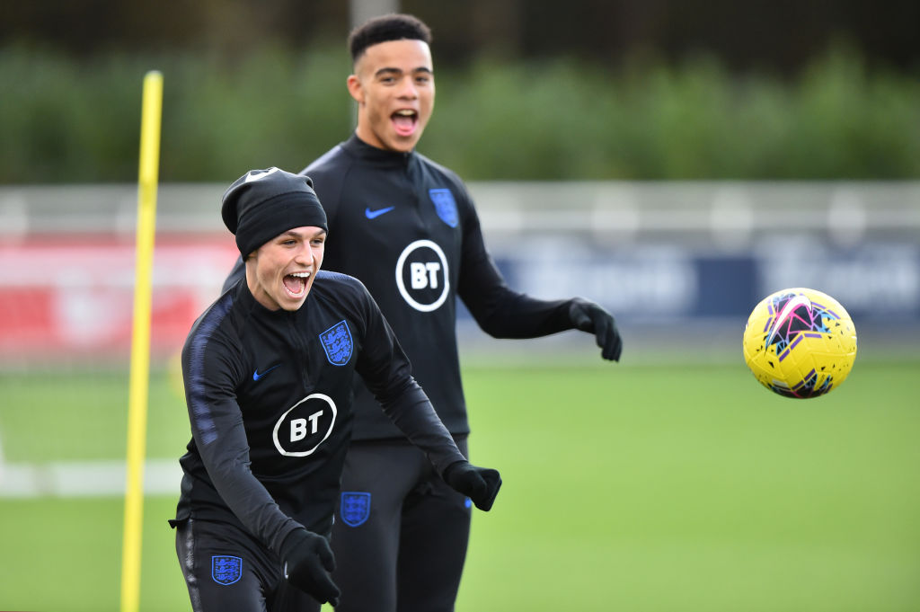 Phil Foden e Mason Greenwood