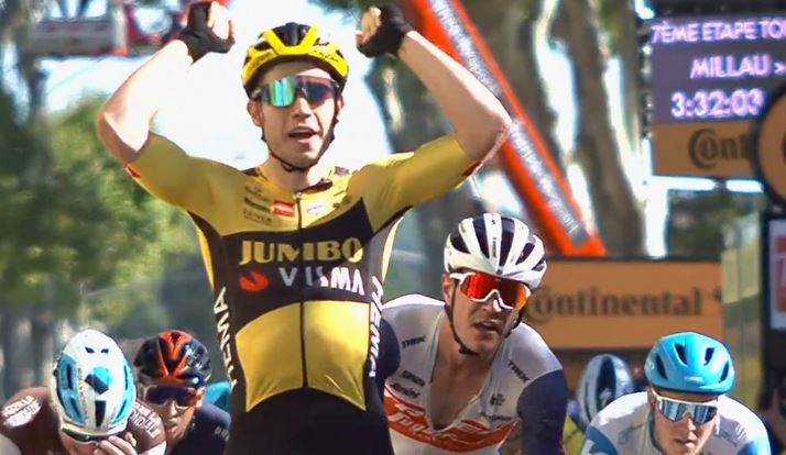 Vittoria Vou van Aert settima tappa Tour de France