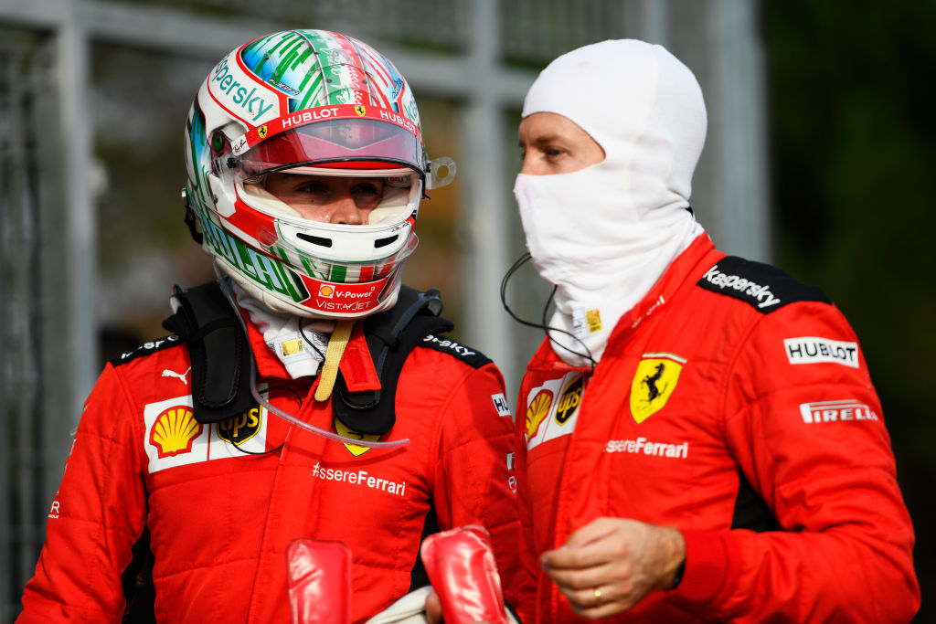 Vettel e Leclerc