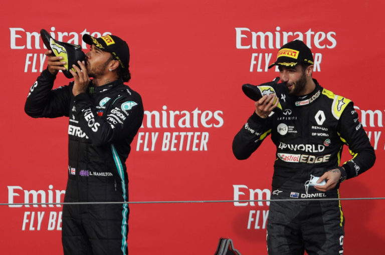 Ricciardo e Hamilton