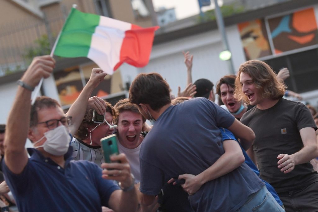 Tifosi Italia-Svizzera