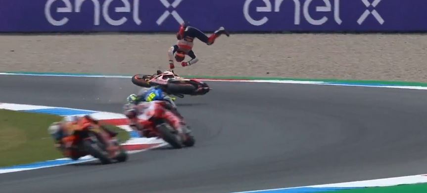 marc marquez incidente assen