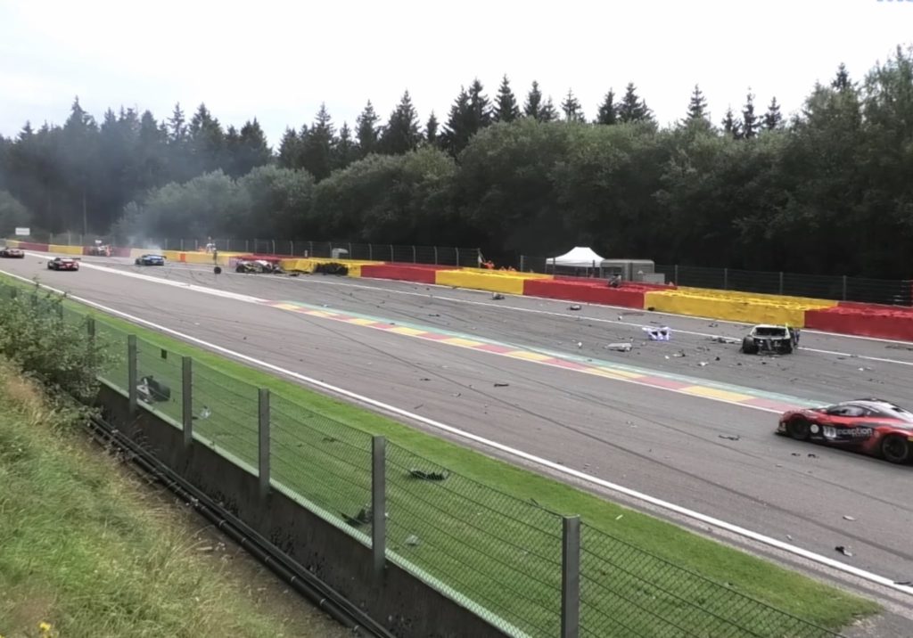 incidente 24 ore di spa