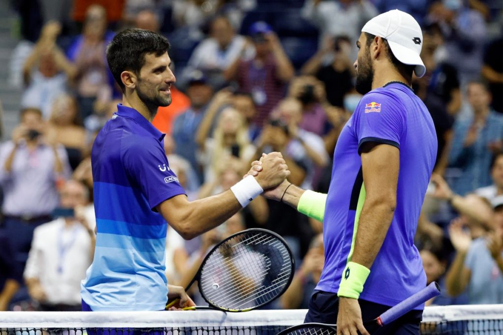 Berrettini e Djokovic