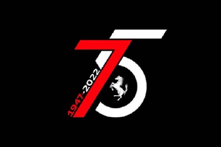 nuovo logo 75 anni ferrari