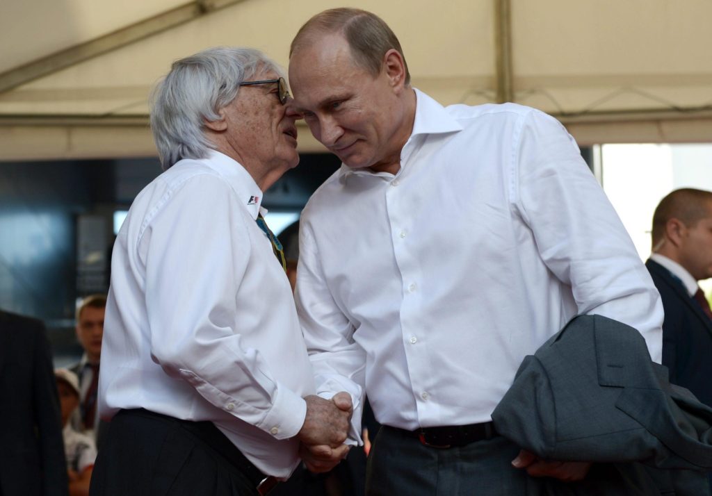 Ecclestone Putin