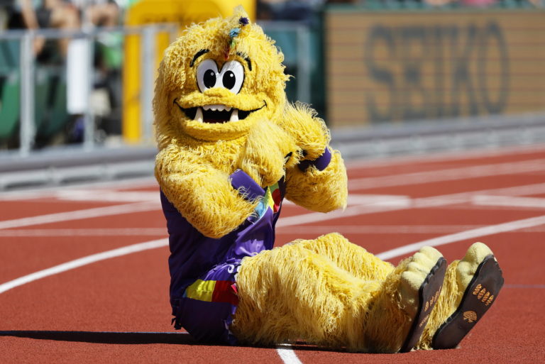 mascotte mondiali atletica eugene 2022