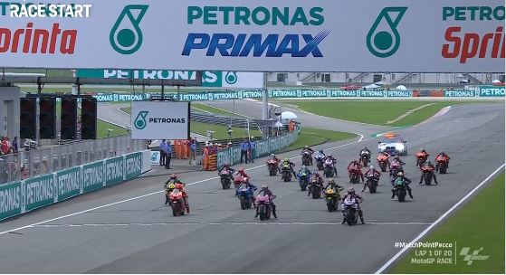 partenza gp della malesia