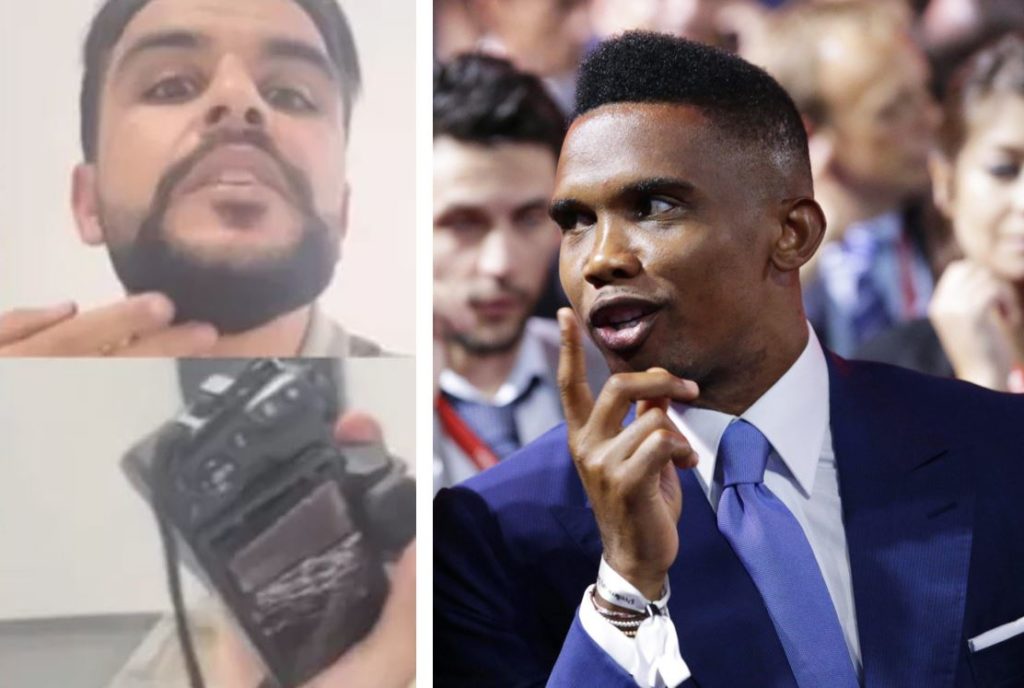 aggressione eto'o youtuber