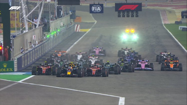 partenza gp bahrain f1