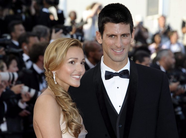 Jelena Ristic e Novak Djokovic