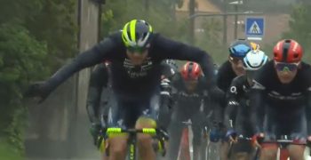 Laurenx Rex nuota al Giro d'Italia