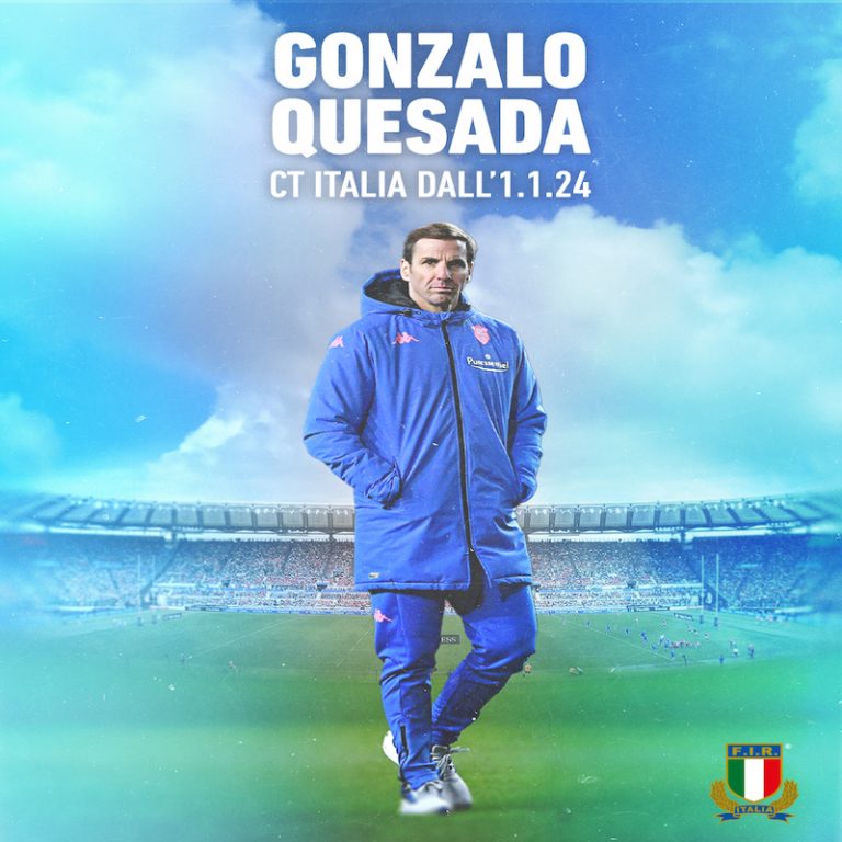 Gonzalo Quesada CT Italia Rugby