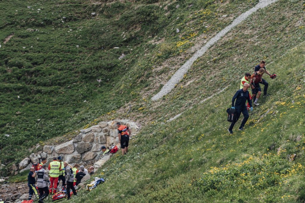 Caduta morte Gino Mader