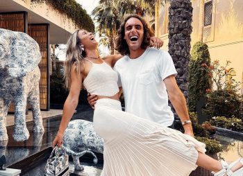 Stefanos Tsitsipas e Paula Badosa