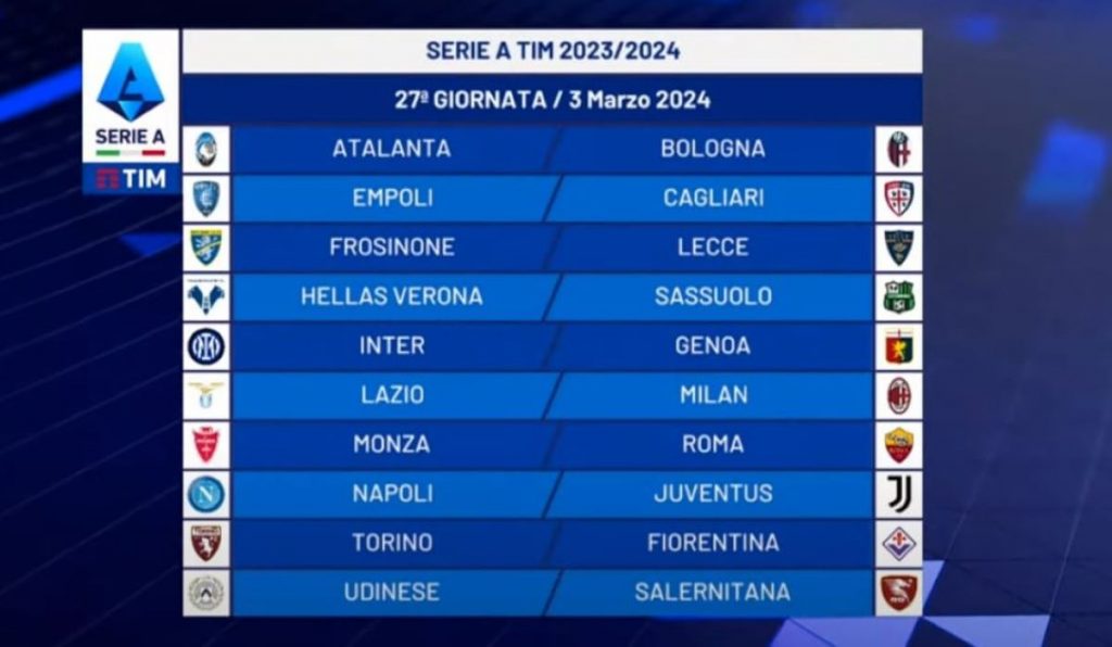 Calendario Serie A