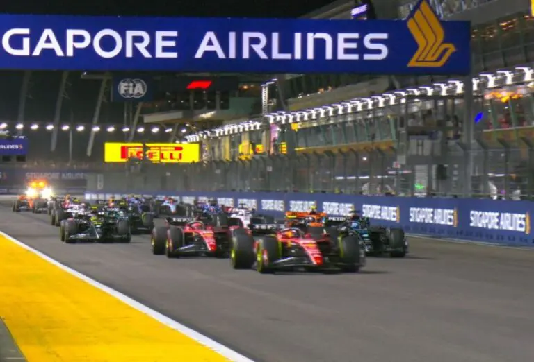 partenza formula 1 singapore
