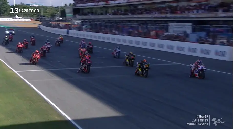 partenza sprint gp thailandia motogp