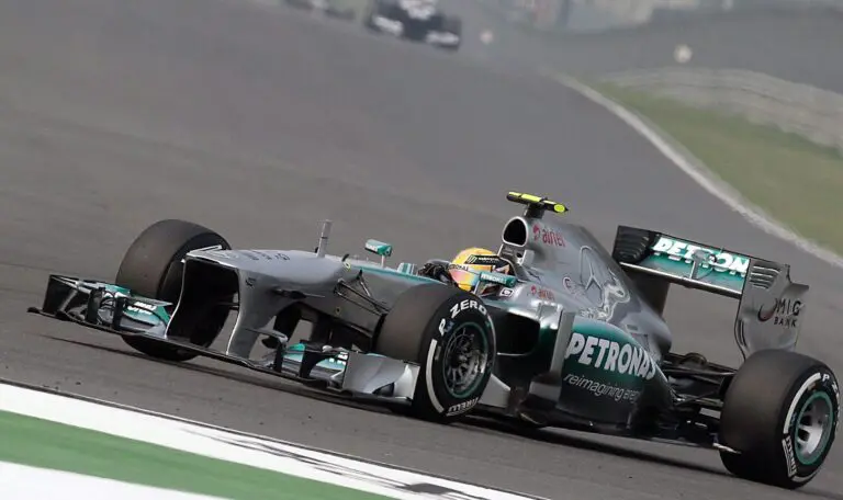 Mercedes Lewis Hamilton 2013