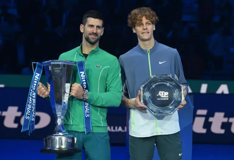 Novak Djokovic e Jannik Sinner finale ATP Finals