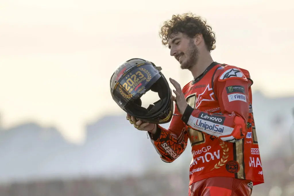 Pecco Bagnaia campione del mondo di MotoGP