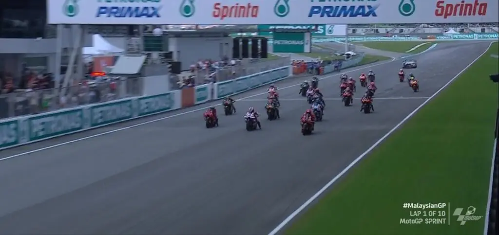 partenza gp malesia motogp