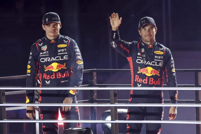 Max Verstappen e Sergio Perez GP Las Vegas
