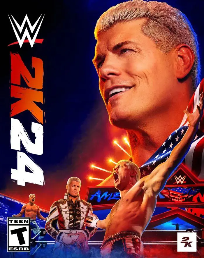 Cover WWE 2K24 Cody Rodes