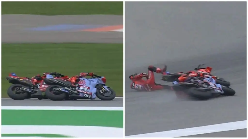 Incidente Bagnaia-Marquez