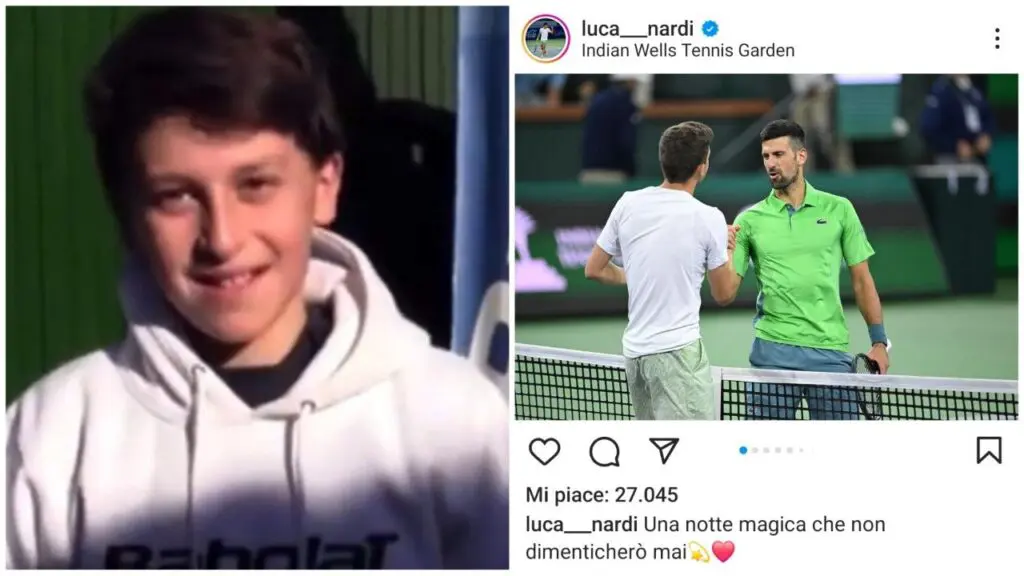 Luca Nardi Djokovic