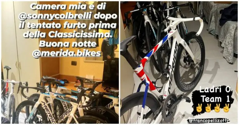 Milano-Sanremo ladri biciclette