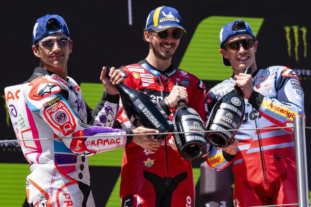 Jorge Martin, Pecco Bagnaia, Marc Marquez