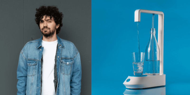 #Barifutura, dalla bottiglia al bicchiere con un pulsante: il dispositivo inclusivo di Luca Chieco a Expo Dubai