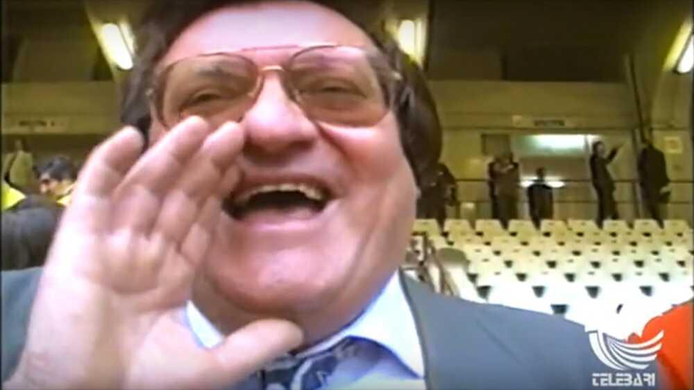Cinque anni senza Leone Di Lernia, quando commentò vittoria e ‘trenino’ del Bari contro l’Inter