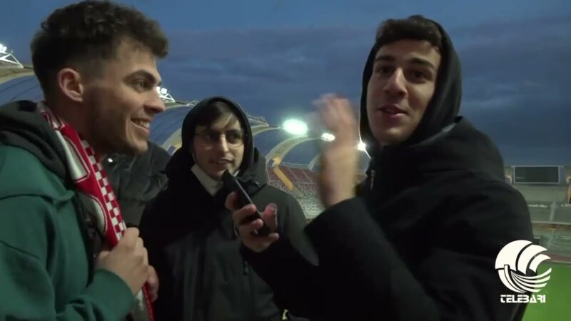 Bari in B, al San Nicola per la festa anche studenti Erasmus spagnoli: “Antenucci idolo” – VIDEO