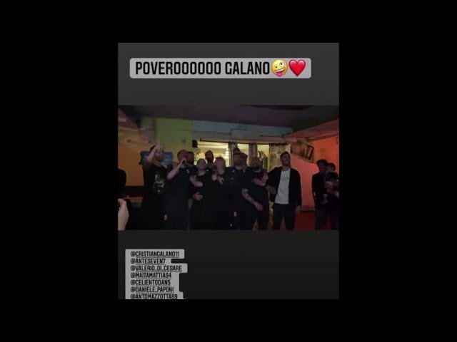 Da ‘Povero gabbiano’ a ‘povero Galano’, la hit di Gianni Celeste cantata dai calciatori del Bari – VIDEO