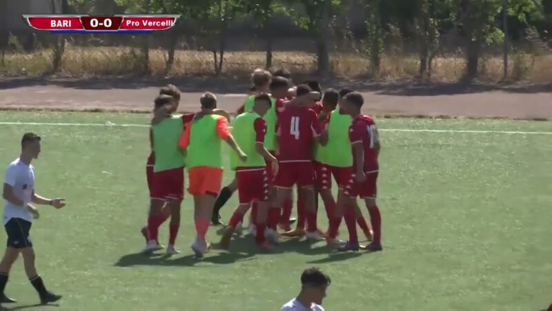 SSC Bari, l’Under 15 batte 1-0 la Pro Vercelli e conquista la finale di Campionato – VIDEO