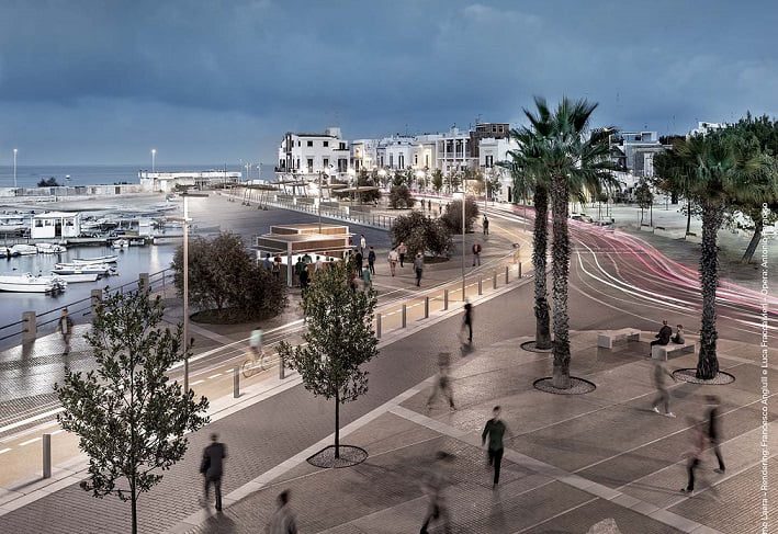 Pedonalizzazione, 80 alberi e pista ciclabile: è il nuovo lungomare a Santo Spirito. Approvata la riqualificazione