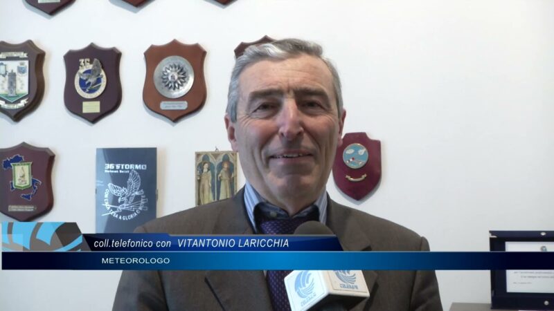 “Temporali e grandinate, poi l’amico maestrale: venti fino a 70 km/h”. Il meteo del colonnello Laricchia
