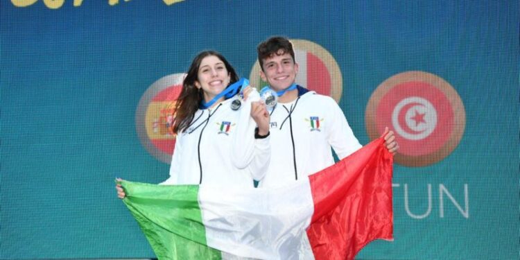 Mondiale Beach Sprint, Fratelli Quaranta Del Cc Barion Con Medaglia Doppio Misto U19