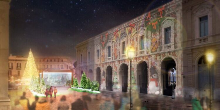 01 12 22 Natale A Bari 2022 Render Allestimento Piazza Ferrarese