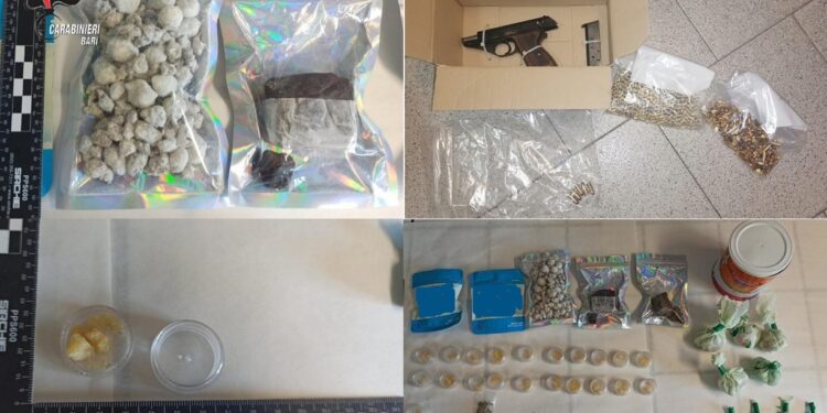 Adelfia Arresto Per Droga E Arma Clandestina