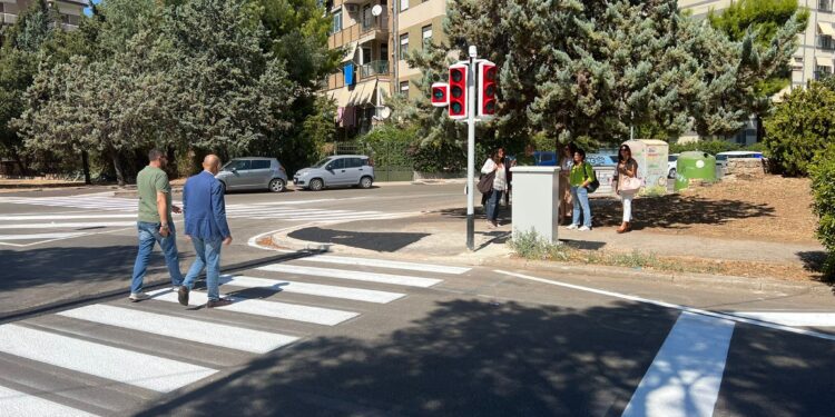 11 09 23 In Funzione Il Nuovo Impianto Semaforico In Viale Madre Teresa Di Calcutta A Poggiofranco 1