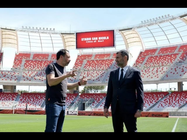 “una Grande Scritta ‘bari’ Sulla Pista D’atletica”, Così Si Completa La Riqualificazione Del San Nicola – Video